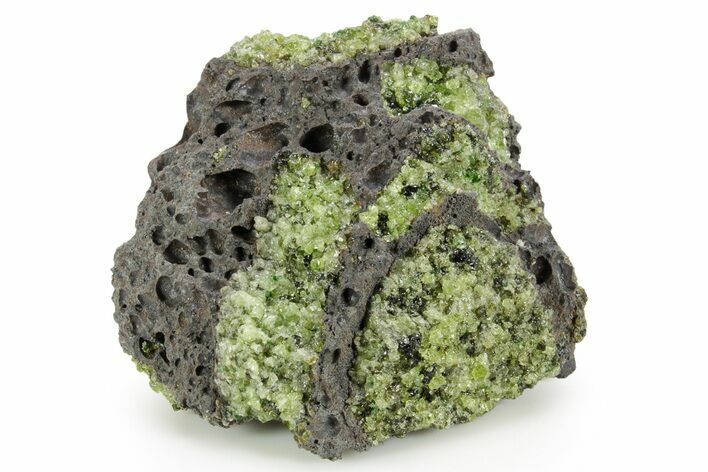 Peridot Crystals in Basalt - Arizona #355074